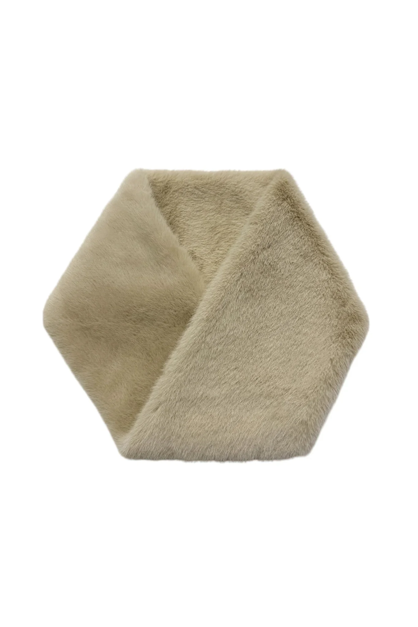 Soft Plain Faux Fur Snood - Image 4