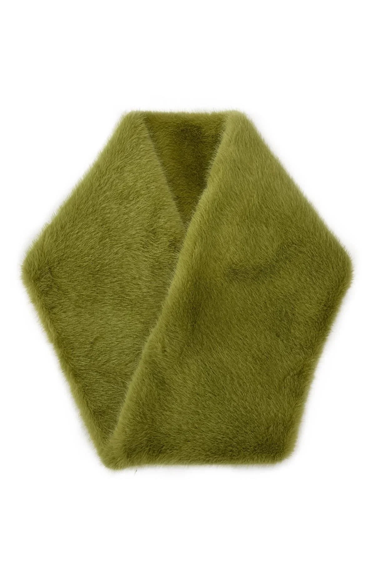 Soft Plain Faux Fur Snood - Image 7