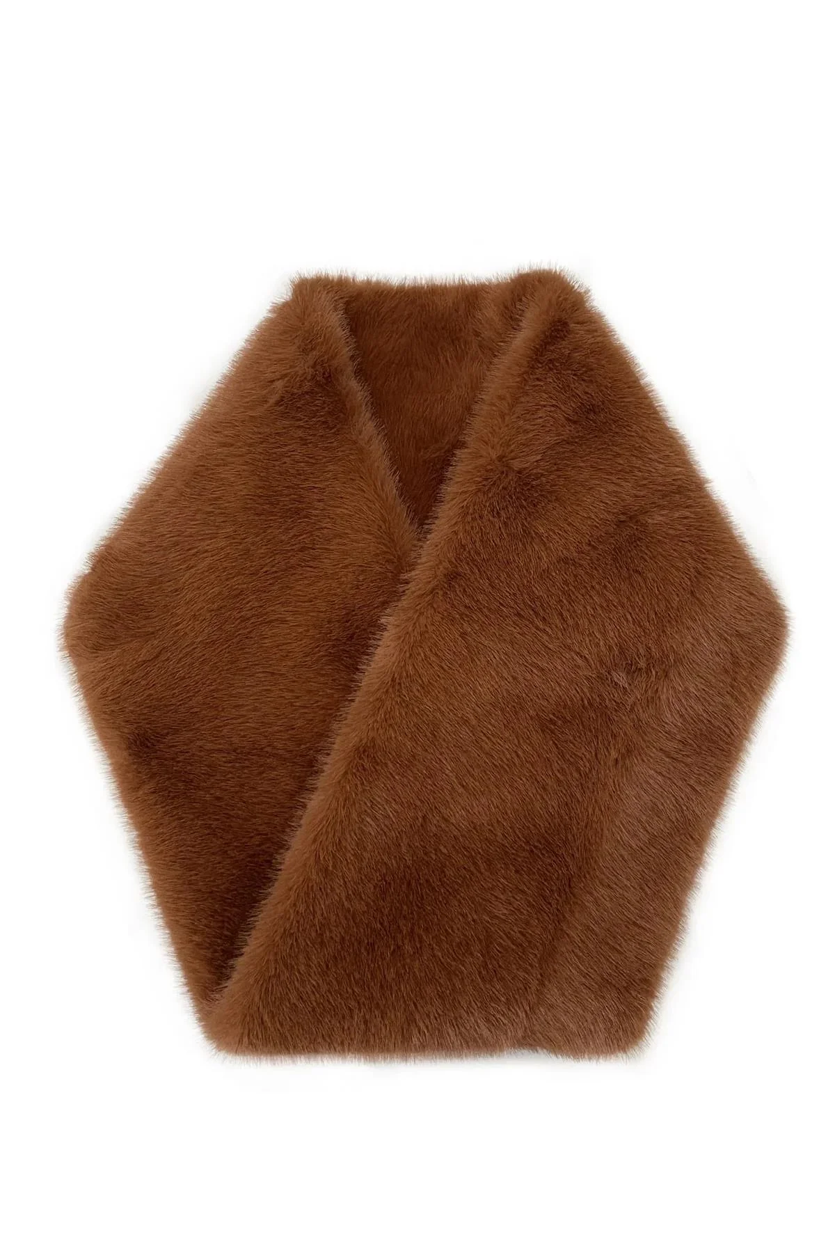Soft Plain Faux Fur Snood - Image 8