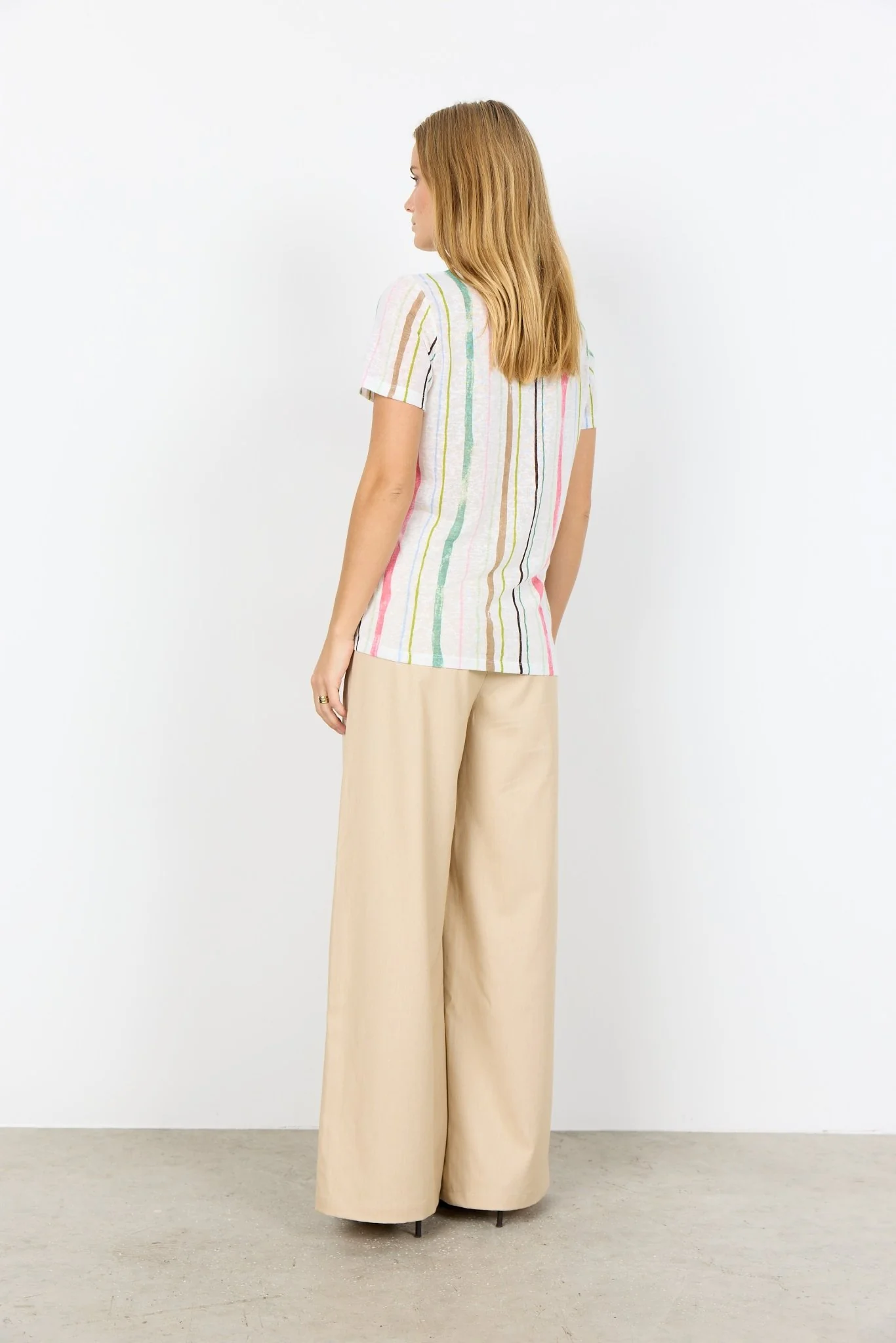 Soya Concept Aretha 44 Stripe T-Shirt - Image 3