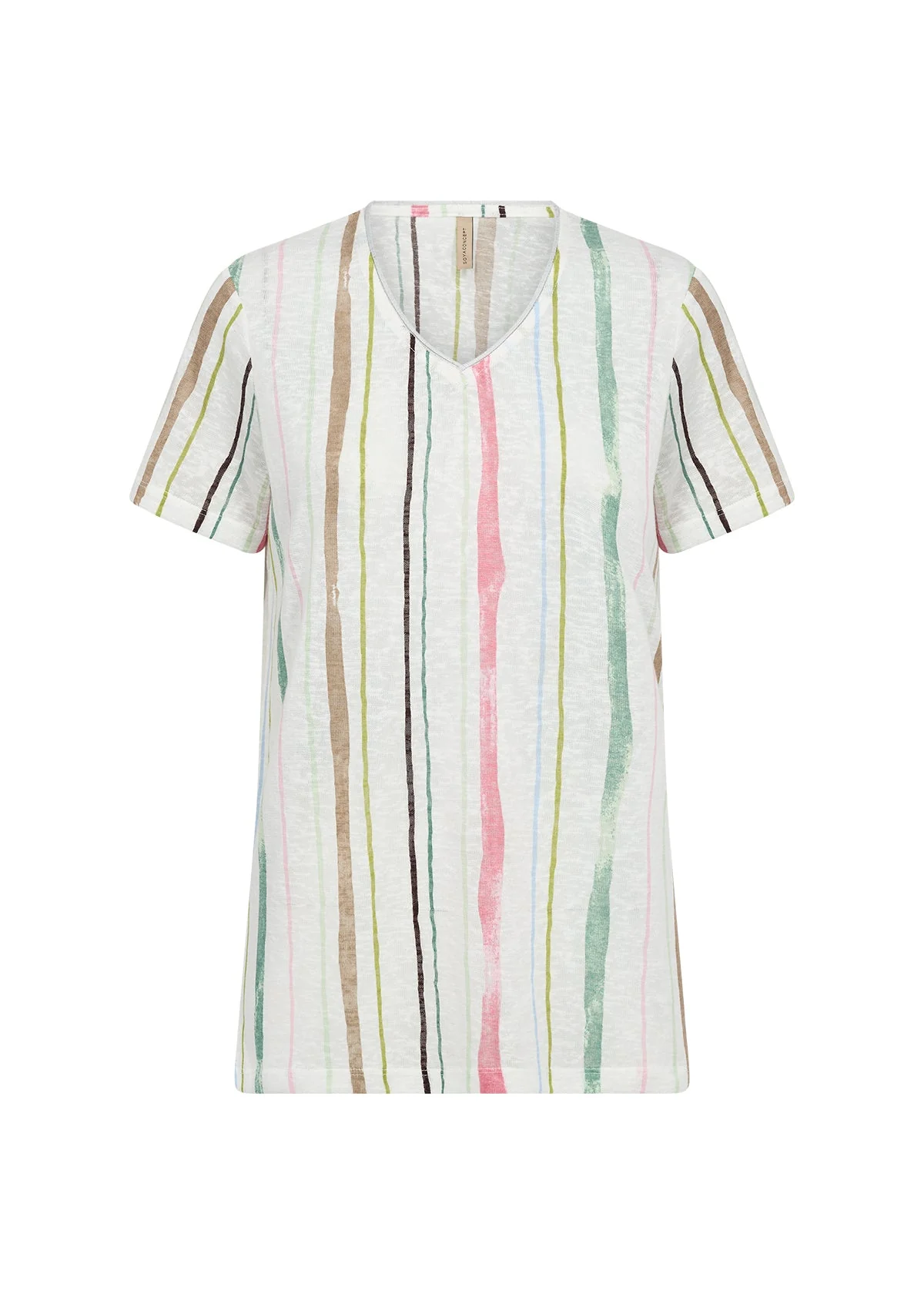Soya Concept Aretha 44 Stripe T-Shirt - Image 4