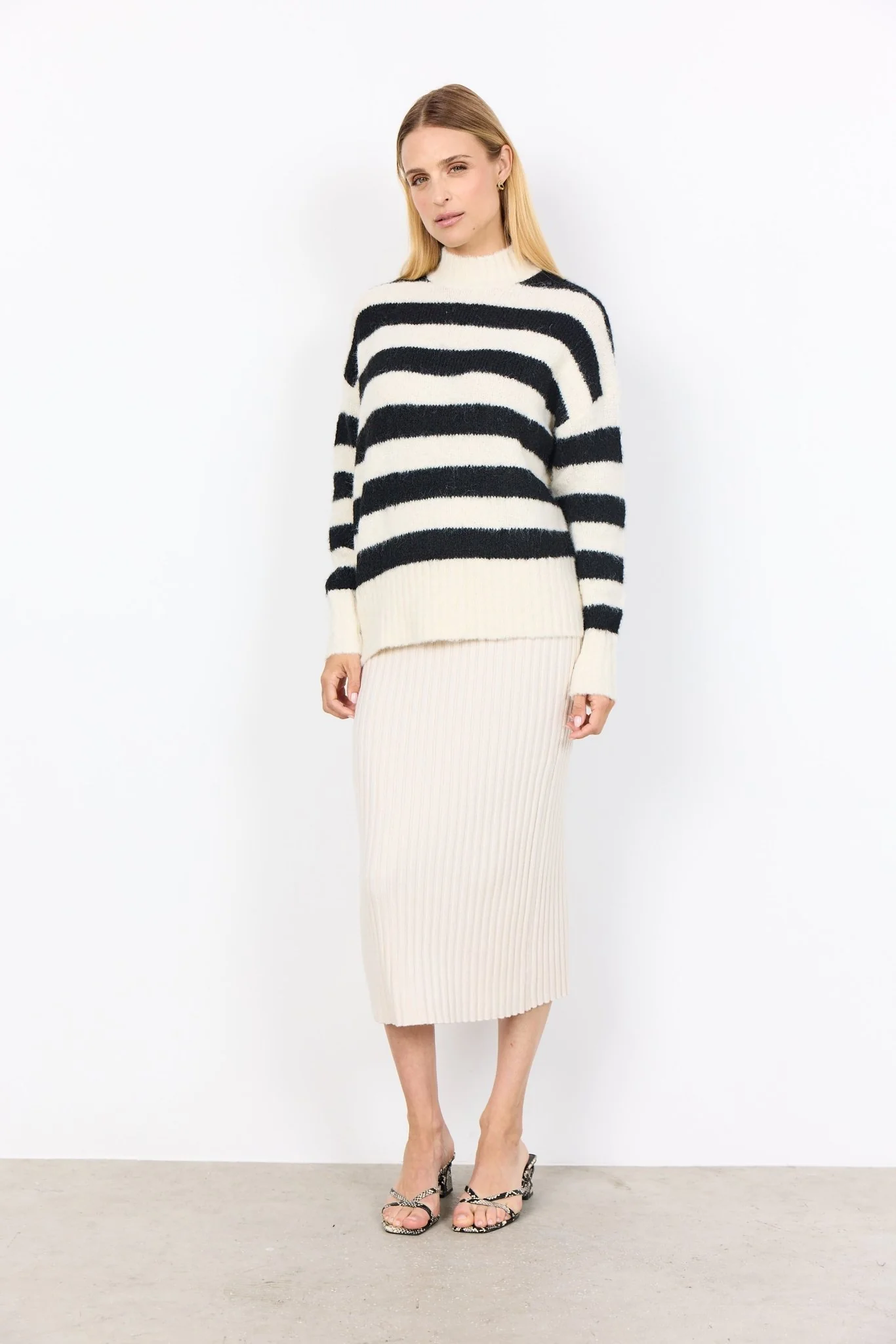 Soya Concept Ilene 4 Stripe Sweater - Image 3
