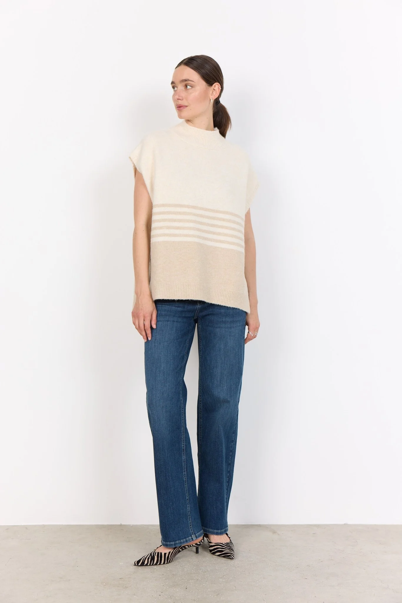Soya Concept Selvi 1 Cap Sleeve Knit - Image 2
