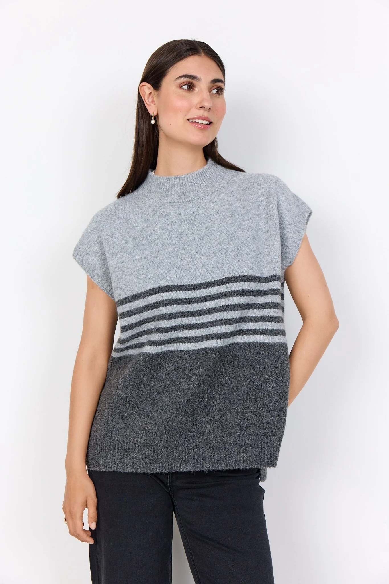 Soya Concept Selvi 1 Cap Sleeve Knit - Image 6