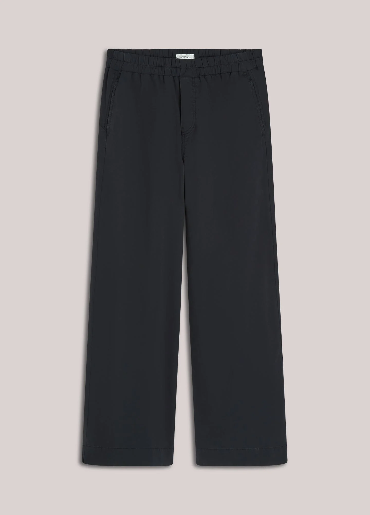 Summum Woman Cotton Stretch Palazzo Trousers - Image 6