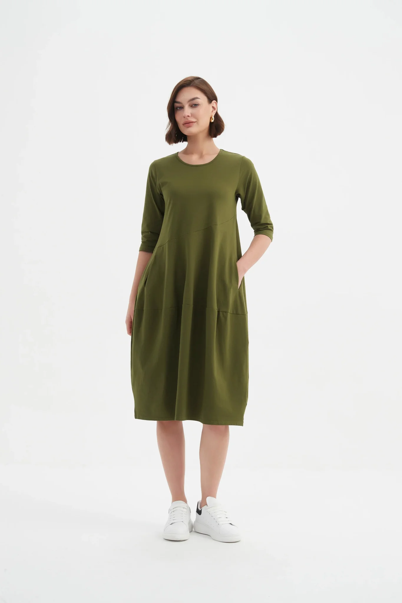 Tirelli Diagonal Seam Winter Dress 25 - Image 13