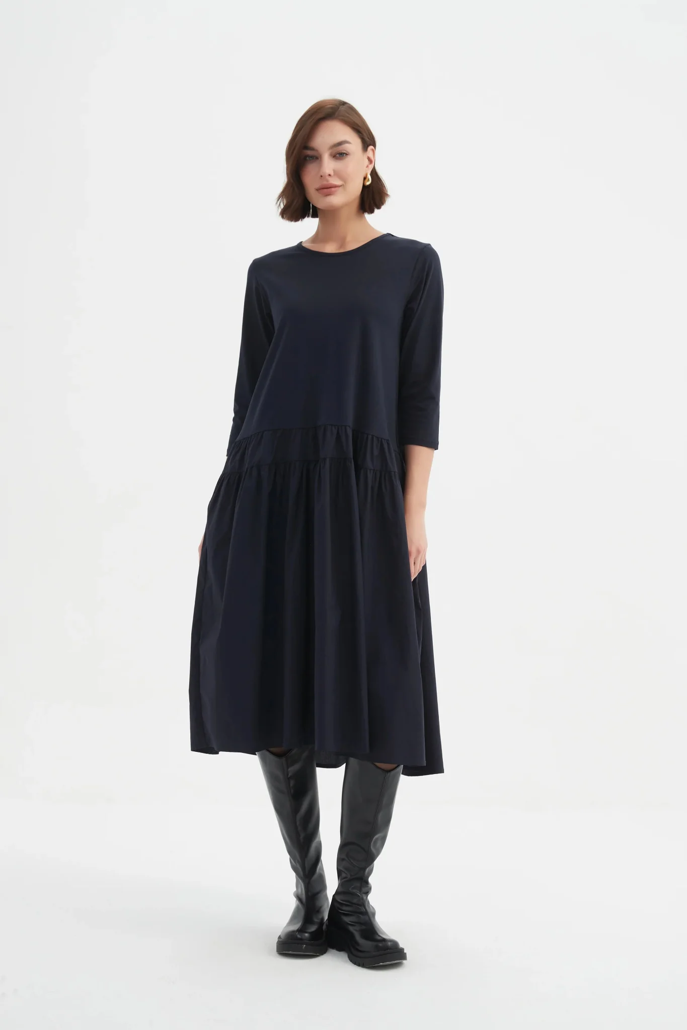 Tirelli Drop Waist Combi Dress - Image 10