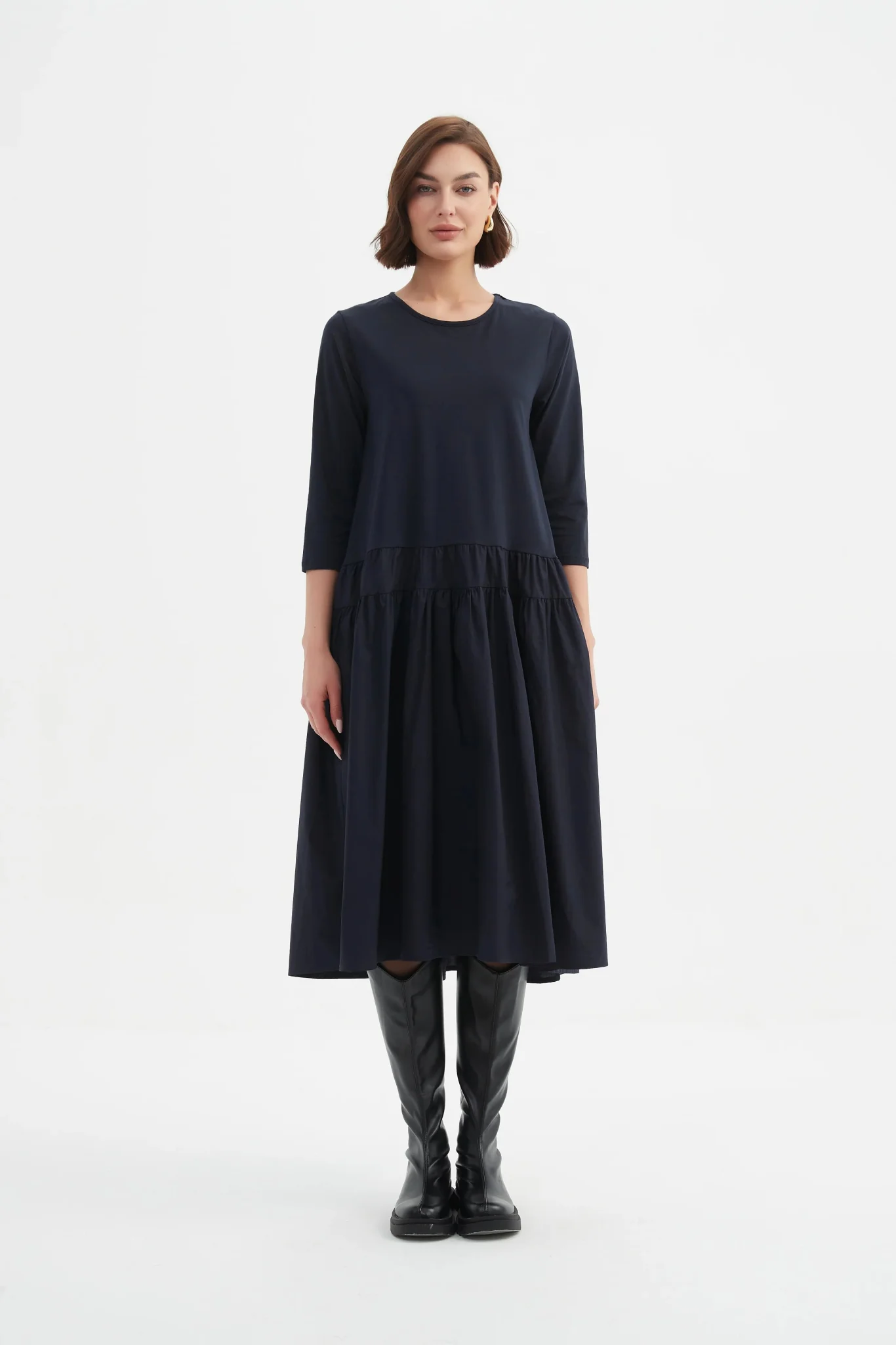 Tirelli Drop Waist Combi Dress - Image 2