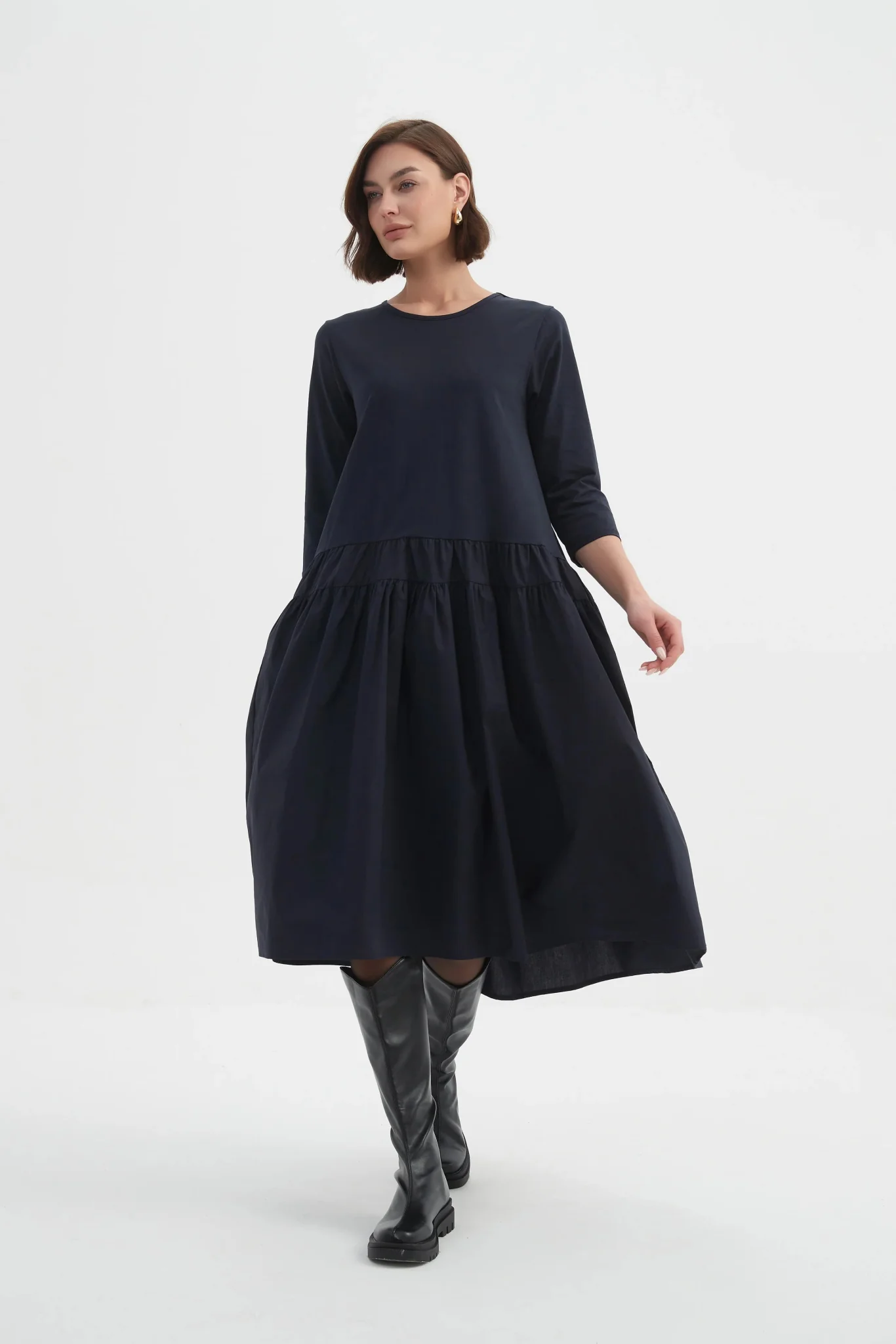 Tirelli Drop Waist Combi Dress - Image 5