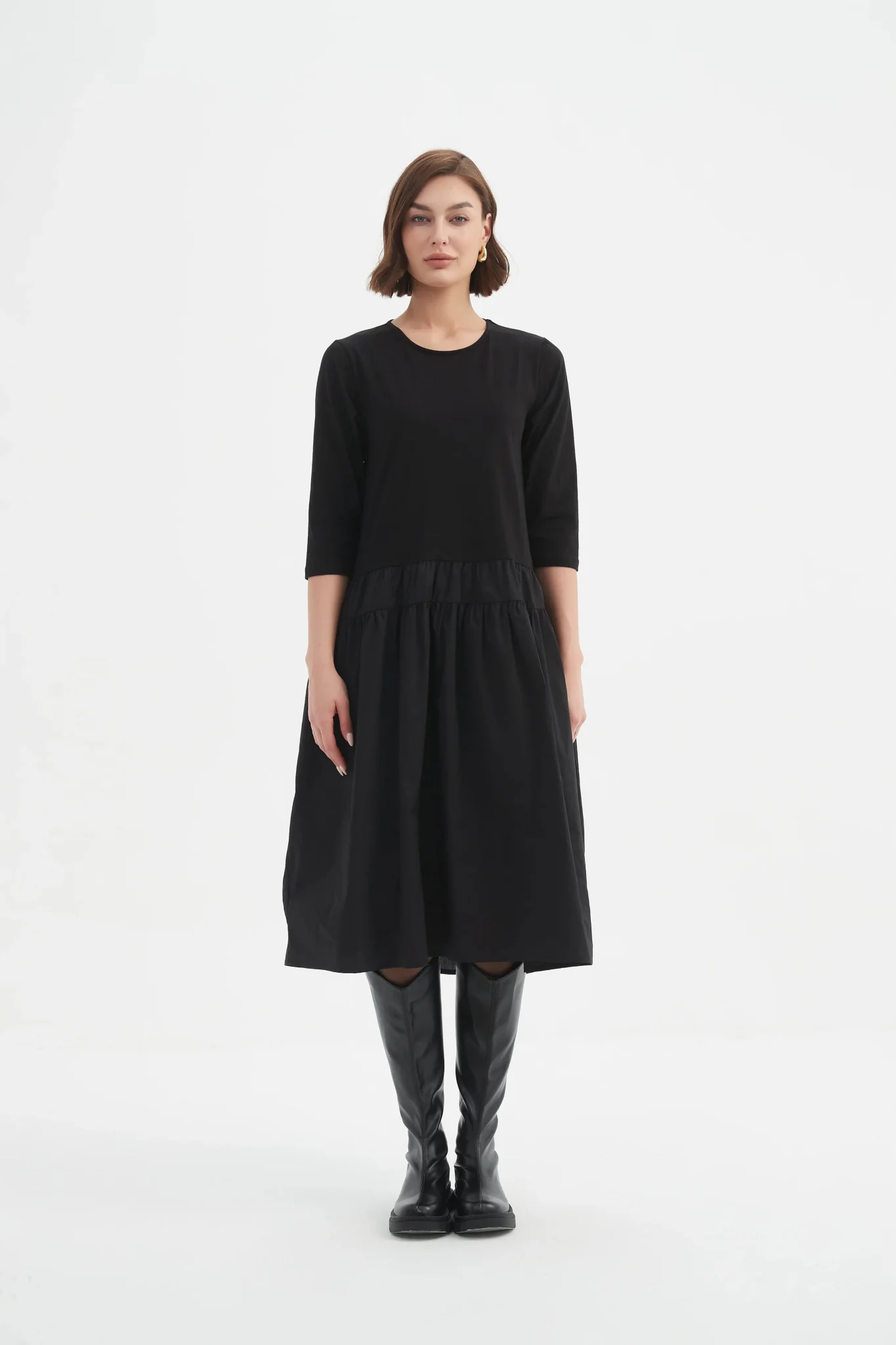 Tirelli Drop Waist Combi Dress - Image 6