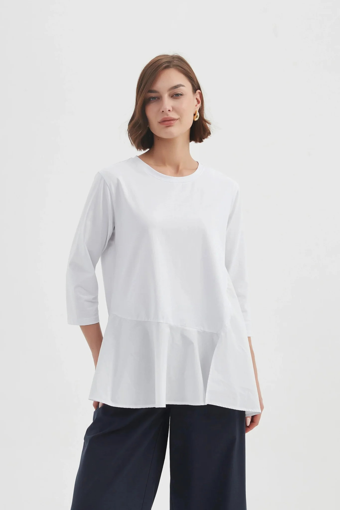 Tirelli Split Hem Combi Top - Image 2