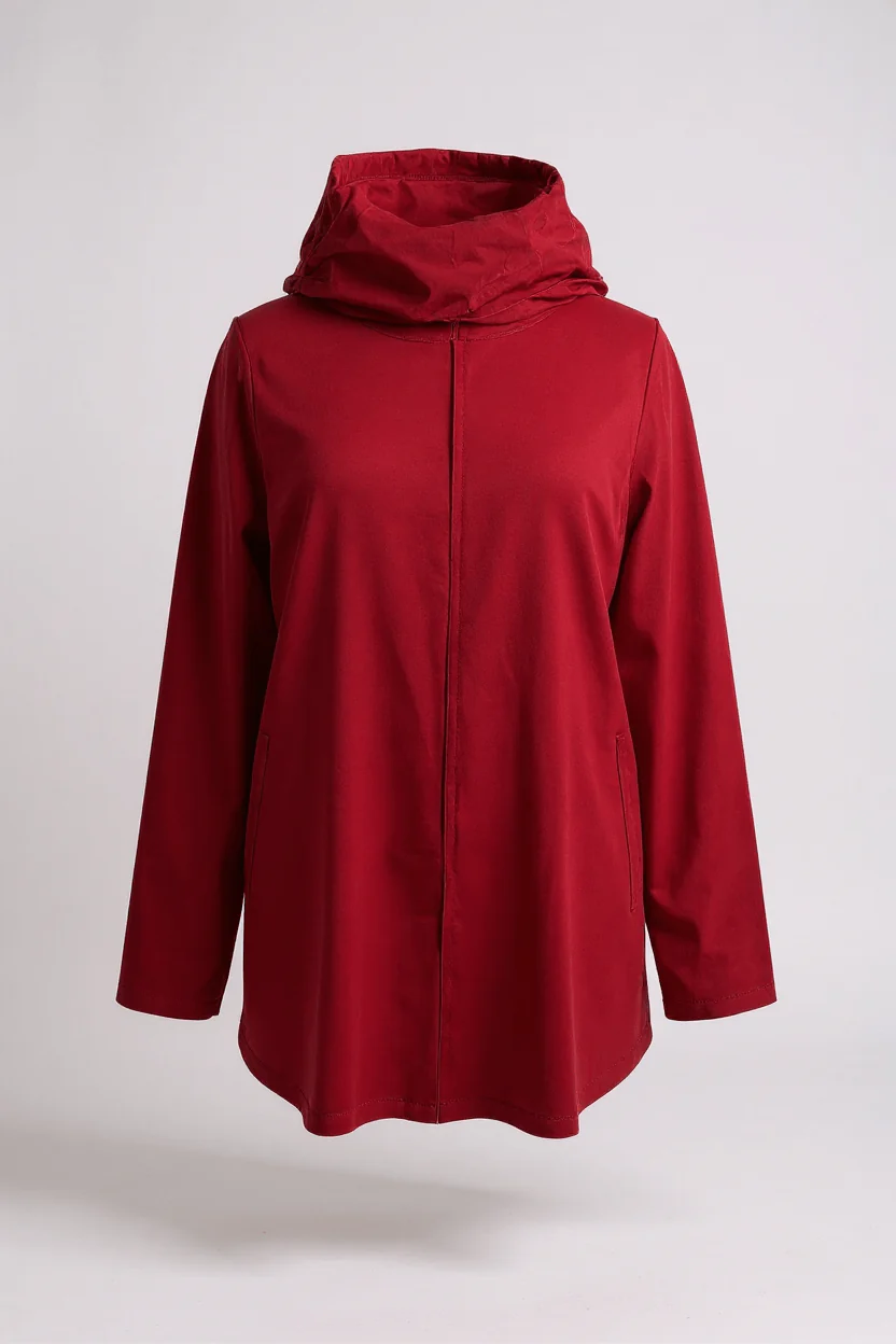 Vetono High Neck Top Crimson Red - Image 2
