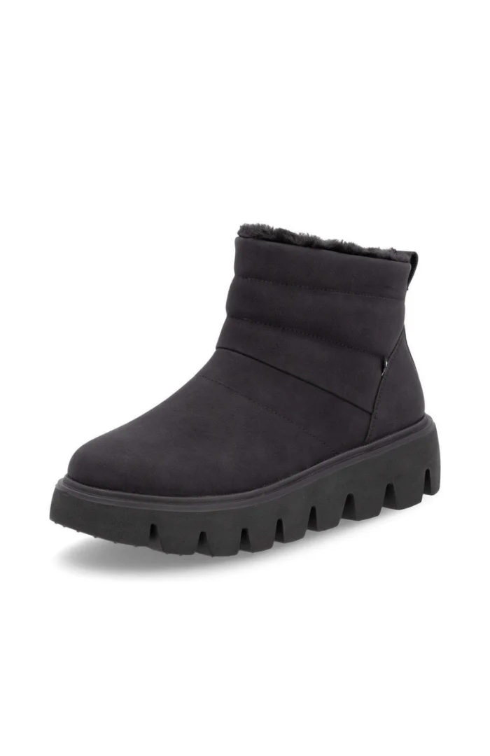 Rieker Wool Lined Boots Black - Image 3